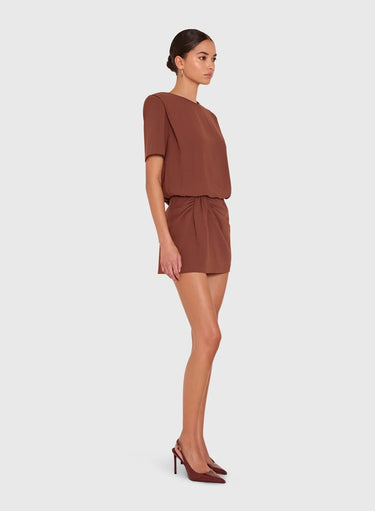 Amanda Uprichard Willa Romper in Harvest