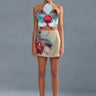AMUR Maisie 3D Orchid Top in Sage Orchid