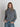 Archer Archie Stitichy Turtleneck Sweater in Heather Grey