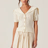ASTR Analissa Cardigan in Cream - Estilo Boutique
