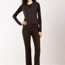 Avenue Montaigne Leo Boucle Pant in Choco