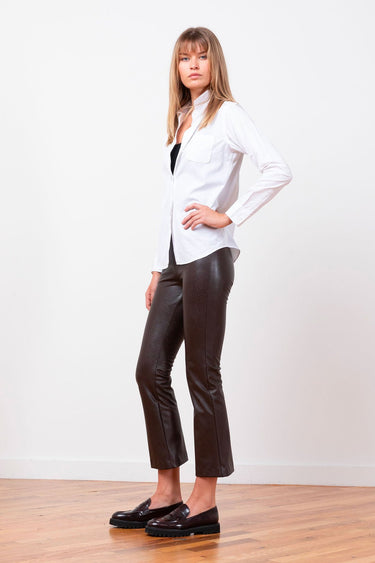 Avenue Montaigne Leo Pleather in Brown