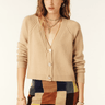 ba&sh Carila Cardigan in Camel - Estilo Boutique