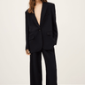 ba&sh Cetty Blazer in Encre - Estilo Boutique