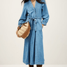 ba&sh Lia Dress in Denim Blue