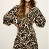 ba&sh Onia Dress in Ocre