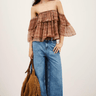ba&sh Rush Bustier Top in Rose