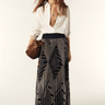 ba&sh Sow Pleated Skirt in Blue - Estilo Boutique