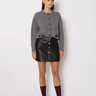Berence Jonna Mini Faux Leather Skirt in Black