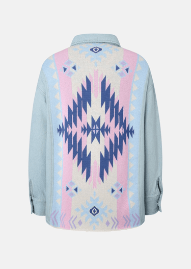 Berenice Cienna Denim Shirt in Light Denim Blue