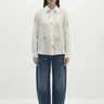 Berenice Cool Peace Linen Shirt in Off White