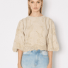 Berenice Ctrinity Top in Light Khaki
