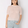 Berenice Madaline Knitted Sweater in Pale Pink