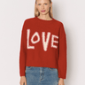 Berenice My Cool Over Pullover in Cherry Red
