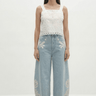 Berenice Pampa Balloon Jean in Blue Denim