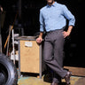 Billy Reid Chambray Field Shirt in Chambray