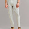 Billy Reid Cotton Linen 5 Pocket Pant in Quarry - Estilo Boutique