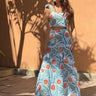 Bindu Aurelia Skirt in Light Sea