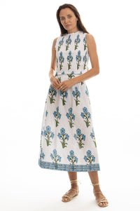 Bindu Brigitte Skirt in Blue Blossom