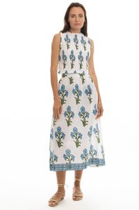 Bindu Brigitte Skirt in Blue Blossom