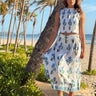 Bindu Brigitte Skirt in Blue Blossom