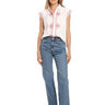 Bindu Esmeralda Blouse in White Blush