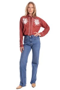 Bindu Olympia Blouse in Lava
