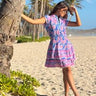 Bindu Poppy Dress in Periwinkle