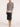 Brochu Walker The Looker Layered V-Neck in Otter Melange with Flint Stripe