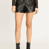 Caballero Essie Short in Black Vegan Leather