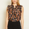 Caballero Evelyn Top in Folk Art Fleur - Estilo Boutique