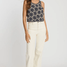 Caballero Isabelle Top in Navy