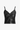 Caballero Marley Top in Black Vegan Leather
