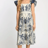 Caballero Tati Dress in Ink Island
