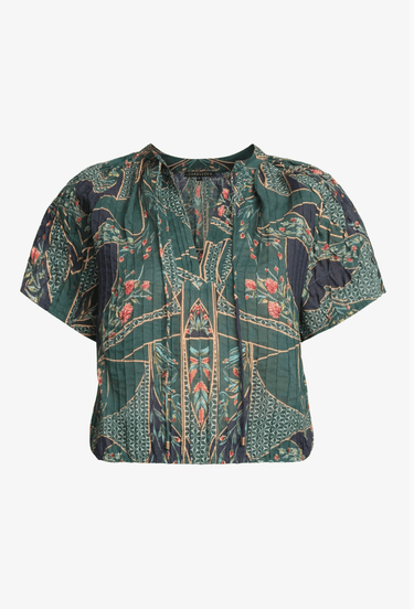 Caballero Zola Top in Patchwork Flower