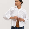 Cali Dreaming Mary Shirt in White - Estilo Boutique