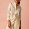 Cami NYC Cielo Cropped Cotton Poplin Blouse in Macadamia - Estilo Boutique
