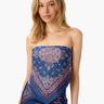 Cami NYC Juli Strapless Camisole in Mariner's Bandana