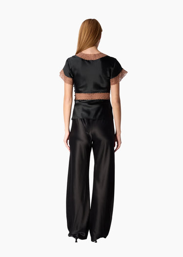 Cami NYC Romola Silk Top in Black