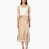 Cami NYC Teagan Silk Midi Skirt in Birch