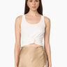 Cami NYC Yasmeen Rib Knit Top in White
