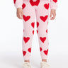 Chaser Fuzzy Fleece Sugar Heart Girls Legging - Estilo Boutique