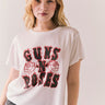 Chaser Guns N’ Roses Flaming Roses Tee in White