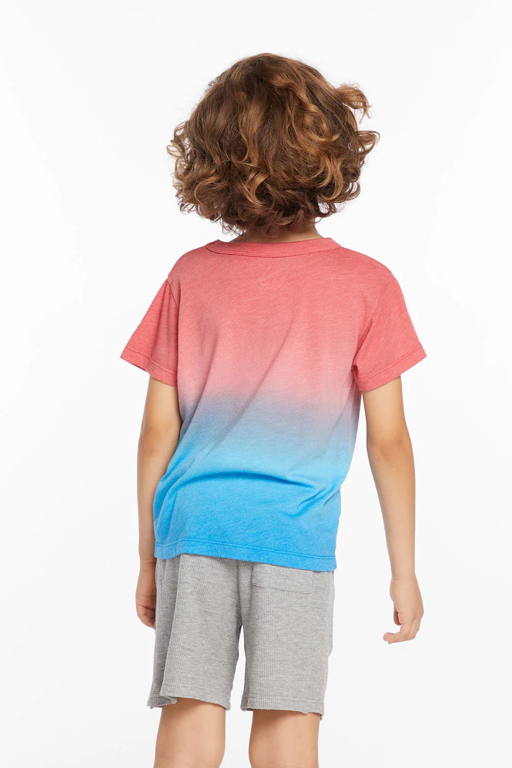 Chaser Kids ACDC Live on Stage Tee in Red Blue Dip Dye - Estilo Boutique