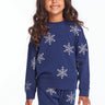 Chaser Kids Casbah Pullover in Avalon Glitter Snowflake - Estilo Boutique