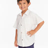 Chaser Kids Collared Button Down in White - Estilo Boutique
