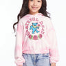 Chaser Kids Grateful Dead Bears & Roses Sweatshirt in Pink Cosmos Tie Dye - Estilo Boutique