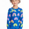 Chaser Kids Painted Rainbows Long Sleeve in Float - Estilo Boutique
