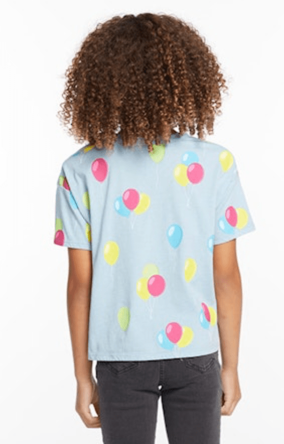Chaser Kids Party Ballon Shirt in Clear Sky - Estilo Boutique