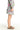 Chaser Kids Rainbow Hearts Skirt in Heather Gray